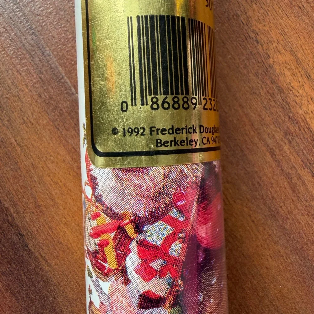 Frederick Douglass  Merry Christmas Gift Wrap 15‎ sq ft 30 x 6 ft Vintage Santa